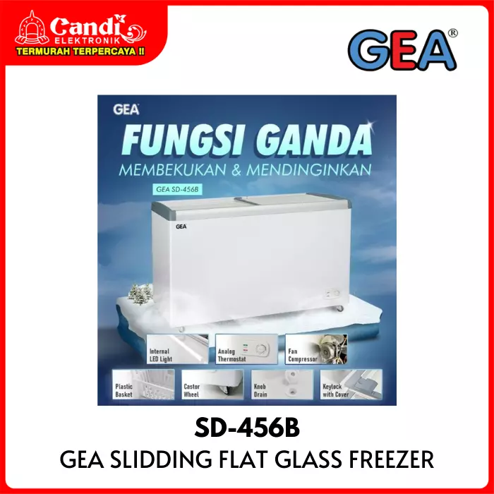 BOX FREEZER SLIDING DOOR GEA